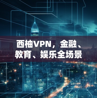 西柚VPN，金融、教育、娱乐全场景加密解决方案