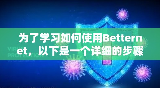 为了学习如何使用Betternet，以下是一个详细的步骤指南