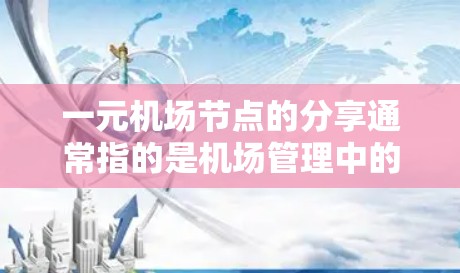 一元机场节点的分享通常指的是机场管理中的一种服务模式，旨在优化机场资源的利用和管理。以下是一些可能的解释和相关内容