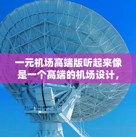 一元机场高端版听起来像是一个高端的机场设计，可能是指一个价格较低但功能完善的机场。以下是关于高端机场的一些设计特点和建议