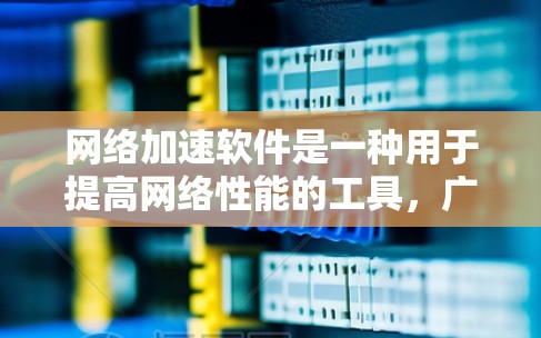 网络加速软件是一种用于提高网络性能的工具，广泛应用于DDoS杀毒、VPN、自动加速等场景。以下是详细的网络加速软件使用指南