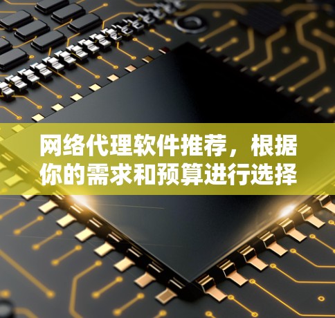 网络代理软件推荐，根据你的需求和预算进行选择。以下是一些推荐的网络代理软件，它们各有特点，适合不同场景