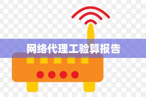 网络代理工验算报告