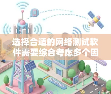 选择合适的网络测试软件需要综合考虑多个因素。以下是一些关键点和推荐