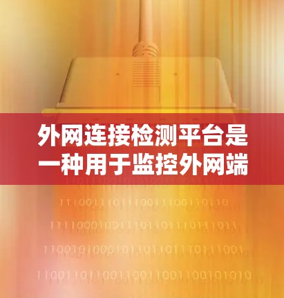 外网连接检测平台是一种用于监控外网端口流量和异常的工具，广泛应用于安全监控和运维管理。以下是详细的分析和建议