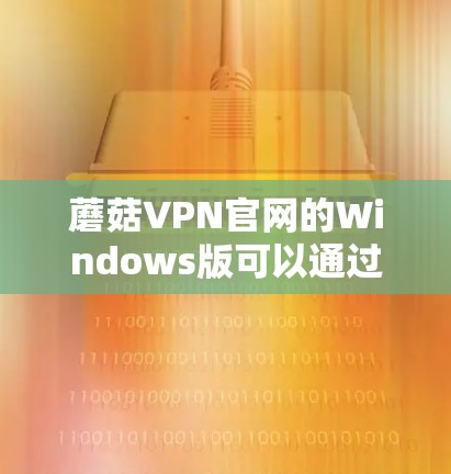 蘑菇VPN官网的Windows版可以通过以下步骤进行安装和使用